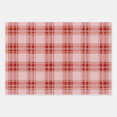 Elegant rood geplakt patroon inpakpapier vel (Voorkant 2)