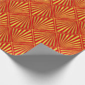 Elegant rood goud Art Deco Diamant #1 DIY BG Cadeaupapier (Hoek)