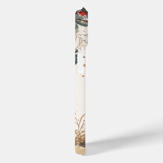 Elegant Rood Goud Monogram Naam Aangepast Case-Mate iPhone Case (Achterkant / Rechts)