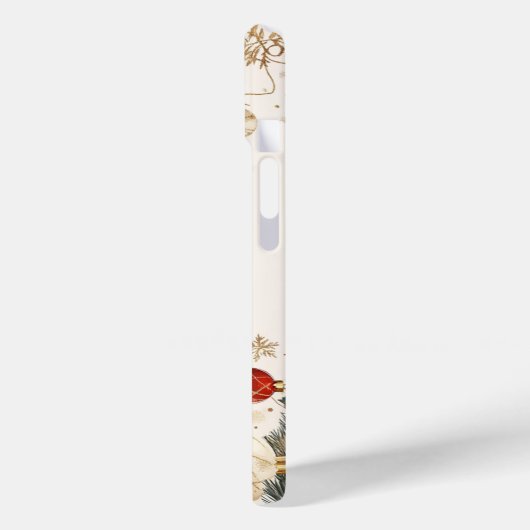 Elegant Rood Goud Monogram Naam Aangepast Case-Mate iPhone Case (Achterkant / Links)