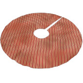 Elegant rood goud schattig snoep riet strepen patt kerstboom rok (Gekanteld)