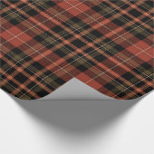 Elegant rood | Green | Zwart bekakt Cadeaupapier (Hoek)