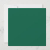 Elegant rood groen wit vrolijk kerstfeest kaart (Achterkant)