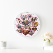 Elegant rood hart | Familie fotocollage Grote Klok (Huis)