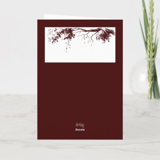 Elegant rood lesbisch stel houdt van Valentijnsdag Kaart (Achterkant)