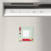 Elegant rood lint maakt je eigen magneet (Insitu (Vaatwasser))