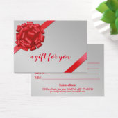 Elegant rood lint met Radeaubont met Kaart van Rad (Bureau)