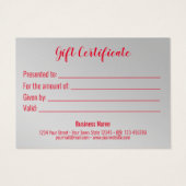 Elegant rood lint met Radeaubont met Kaart van Rad (Achterkant)