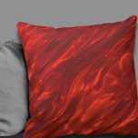 Elegant Rood Matig Abstract Ontwerp Kussen<br><div class="desc">Moderne werpt een kussens met een stijlvol organisch abstract ontwerp in tinten roodrood met lichtere rode hooglichten en donkerdere rode schaduwen met zwarte tinten. Een elegant abstract golfpatroon, deze decoratieve werpt kussen wordt verbindend om een gevoel van stijl en een splash van kleur aan het decor van om het even...</div>