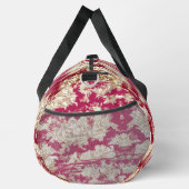 Elegant rood meer toile de jouy monogram plunjezak (Rechts)