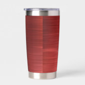 Elegant rood monogram geïsoleerde drinkbeker (Rechts)