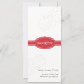 Elegant rood programma, Caroline Wedding Collectie (Voorkant)