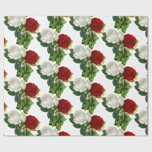Elegant Rood Rood Blanzend Berichten Cadeaupapier (Vlak)