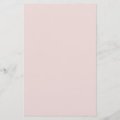 Elegant rood roze kalligrafie zou ze eerder een sp flyer (Achterkant)