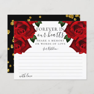 Elegant rood Turks Roos Deel een Memory Kaart