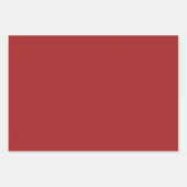 Elegant Rood Wit Merry Christmas Ornament Inpakpapier Vel (Voorkant 2)