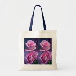 Elegant Roos Afbeelding Canvas tas