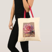 Elegant Roos Afbeelding Canvas tas (Voorkant (product))