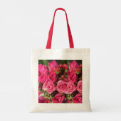 Elegant Roos Afbeelding Canvas tas (Achterkant)
