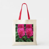Elegant Roos Afbeelding Canvas tas (Achterkant)