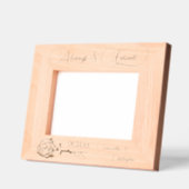 Elegant Roos Altijd & Voor Altijd Medium Wedding Gegraveerde Lijstjes (Links)