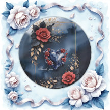 Elegant roos arrangement met goudkleurig blad