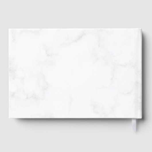 Elegant Roos Bloemen Afstuderen  Gastenboek (Achterkant)