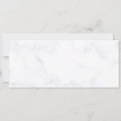 Elegant Roos Bloemen Custom Afstuderen Kaart (Achterkant)