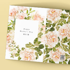 Elegant Roos Bloemen Romance Moederdag Kaart