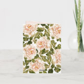 Elegant Roos Bloemen Romance Moederdag Kaart (Achterkant)