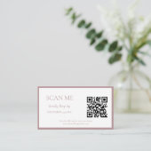 Elegant Roos botanische kam monogram bruiloft Informatiekaartje (Staand voorkant)