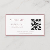 Elegant Roos botanische kam monogram bruiloft Informatiekaartje (Voorkant)