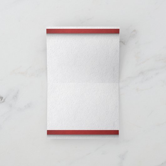 Elegant Roos bruiloft Bedankkaart (Binnen)