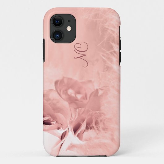 Elegant roos Case-Mate iPhone case (Achterkant)