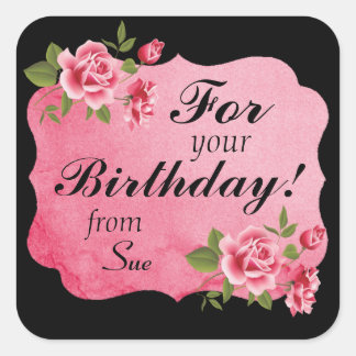 Elegant Roos Custom Gift Stickers