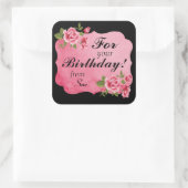 Elegant Roos Custom Gift Stickers (Tas)