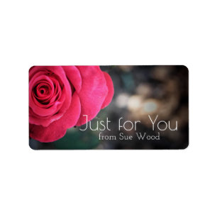 Elegant Roos Custom Just for You Gift Labels