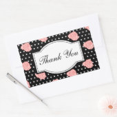 Elegant Roos dank u Stickers (Envelop)