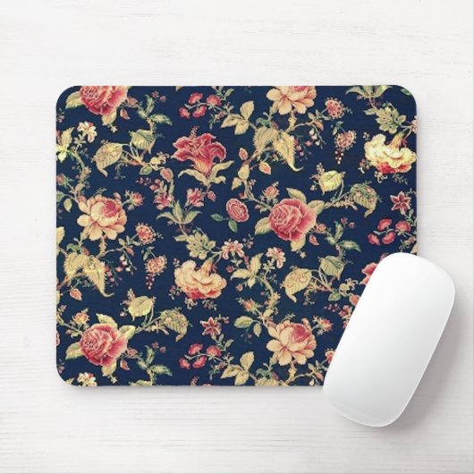 Elegant  Roos Floral Mousepad Muismat (Met muis)