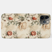 Elegant  Roos Flower Beige Floral Design Case-Mate iPhone Case (Achterkant (horizontaal))