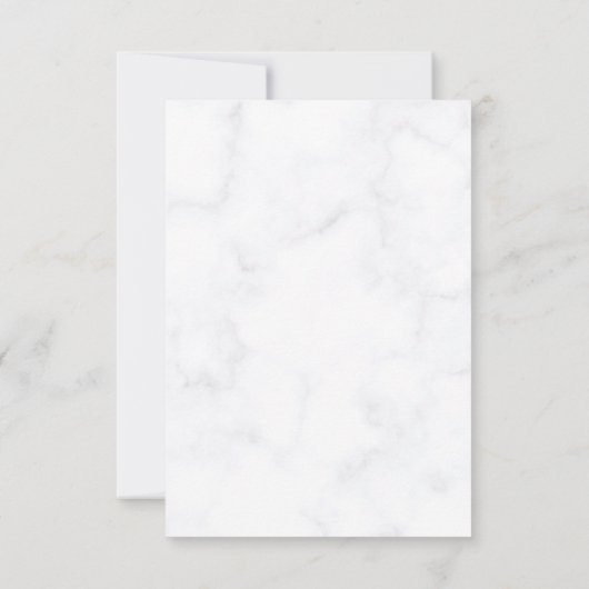 Elegant Roos Flower Custom Vrijgezellenfeest Kaart (Achterkant)