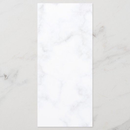 Elegant Roos Flower Custom Wedding Dinner Menu (Achterkant)