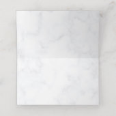 Elegant Roos Flower Custom Wedding Plaatskaartje (Binnenkant ongevouwen)