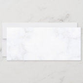 Elegant Roos Flower Gepersonaliseerd bruiloft prog (Achterkant)