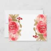 Elegant Roos Funeral Bedankt Bereavement (Achterkant)