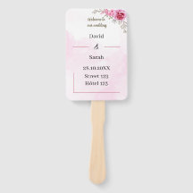 Elegant Roos gepersonaliseerd huwelijksprogramma