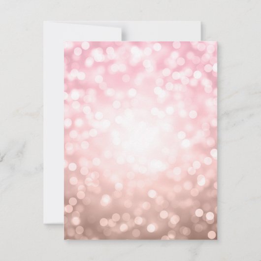 Elegant Roos Gold 50e verjaardag Kaart (Achterkant)