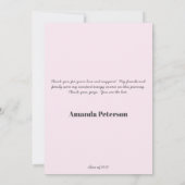 Elegant Roos Gold Afstuderen Hartelijk dank Kaart