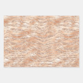 Elegant Roos Gold Animal Print Patronen Inpakpapier Vel (Voorkant 2)
