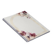 Elegant Roos Gold Arch Notitieboek | stijlvol (Rechterzijde)